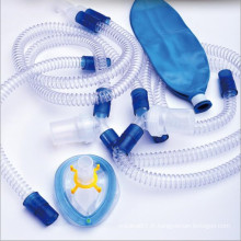 Tubes respiratoires anesthésiques jetables prévus pour l&#39;appareil et le ventilateur
